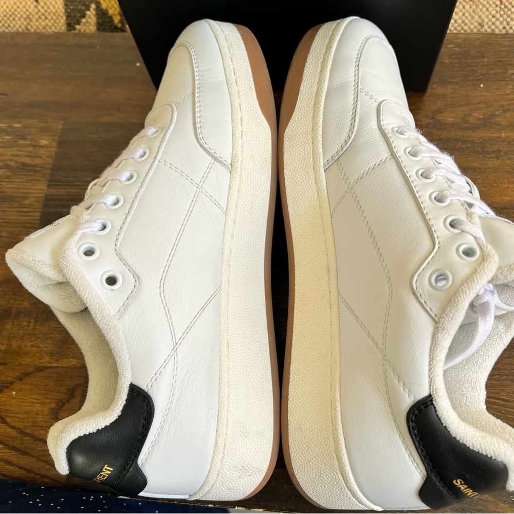 Saint Laurent $880 SL/61 Low-Top Sneakers Unisex EU40 W10 M7 (Display Models) - Picture 13 of 16